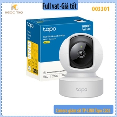 Camera Wi-Fi TP-LINK Tapo C202 – 1080p, Quay Quét 360°, Đàm Thoại 2 Chiều – Hàng chính hãng – Full VAT