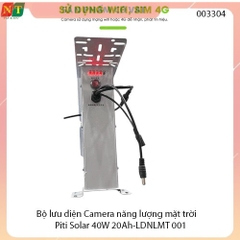 Bộ lưu điện Camera năng lượng mặt trời Piti Solar 40W 20Ah-LDNLMT 001 - Full vat