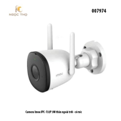 Camera Wi-Fi ngoài trời IMOU IPC-F32P (Bullet 2C 3MP) – 3MP 1296p, IR 30m, AI phát hiện người, IP67 – Chính hãng