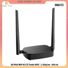 Bộ Phát Wifi 4G LTE Tenda 4G05 - 2 cổng lan - full vat