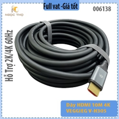 Dây HDMI 10M 4K VEGGIEG V-H305 –  V H305 - Chính hiệu – Full VAT