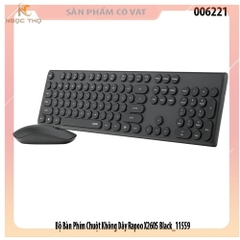 Bộ Bàn Phím Chuột Không Dây Rapoo X260S Black_11559