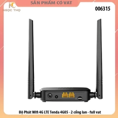 Bộ Phát Wifi 4G LTE Tenda 4G05 - 2 cổng lan - full vat