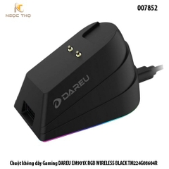Chuột không dây Gaming DAREU EM901X RGB WIRELESS BLACK TM224G08604R - chính hãng - full vat