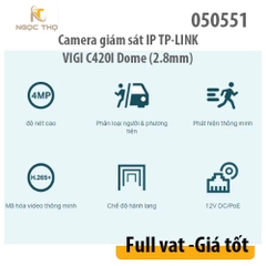 Camera giám sát IP TP-LINK, VIGI C420I Dome (2.8mm)