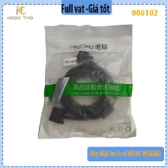 Dây VGA 5m 3+6 VEGGIEG V205 – Chính hãng – Full VAT