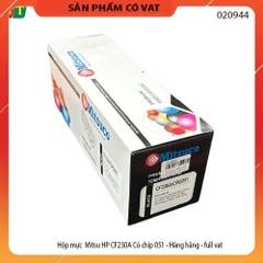 Hộp mực  Mitsu HP CF230A / 30A / Canon 051  Có chíp  - Có lỗ đổ mực  - full vat