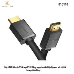 Dây HDMI 10m 1.4V Ugreen 10110 – Hỗ Trợ 4K*2K – Đồng Nguyên Chất – Hàng Chính Hãng – Full VAT