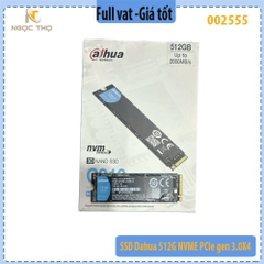 Ổ cứng SSD DAHUA C910N 512GB M.2 NVMe PCIe Gen 3×4 – Chính hãng – Full VAT