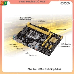 Main Asus H81M-K- Chính hãng- full vat
