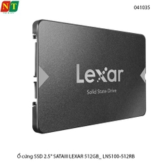 Ổ cứng SSD 2.5" SATAIII LEXAR 512GB_ LNQ100X512G-RNNNG - hàng chính hãng - full vat