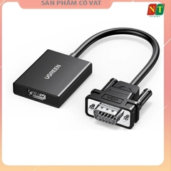 Cáp chuyển đổi VGA sang HDMI+Audio 1080P@60Hz Ugreen 50945 cao cấp