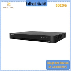 Đầu ghi hình HIKVISION iDS-7204HQHI-M1/E – 4 kênh AI thông minh – Hàng chính hãng, Full VAT