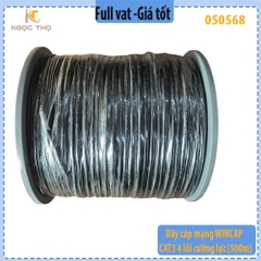 Dây cáp mạng WINCAP CAT3 Outdoor – Bán lẻ theo mét (m) – 2 Pairs (4 lõi) – 25AWG – CƯỜNG LỰC – Cu 99,99% – Full VAT (500