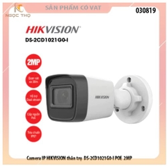 Camera IP HIKVISION thân trụ  DS-2CD1021G0-I POE  2MP  - hàng chính hãng - full vat