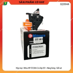 Hộp mực  Mitsu HP CF230A / 30A / Canon 051  Có chíp  - Có lỗ đổ mực  - full vat