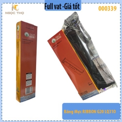 Ribbon Băng Mực máy in kim sử dụng cho máy LQ-310 / LX-310 / LQ310 – 12.7mm x 14m – Màu Đen – Chính Hiệu G20 – Full VAT