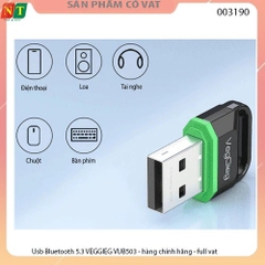 Usb Bluetooth 5.3 VEGGIEG VUB503 - hàng chính hãng - full vat