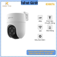 Camera WiFi Ngoài Trời EZVIZ CS-H8C 3MP – Quay Quét 360° | Có Màu Ban Đêm | Đàm Thoại 2 Chiều | Còi Báo Động - chính hãn