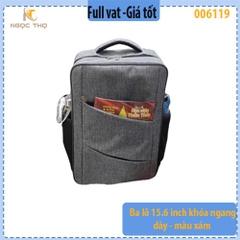 Ba lô laptop 15.6" – Hàng dày, màu đen – Zin – Full VAT