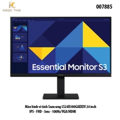 Màn hình vi tính Samsung LS24D300GAEXXV 24 inch - IPS - FHD - 5ms - 100Hz/VGA/HDMI - chính hãng - full vat