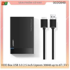 Hộp đựng ổ cứng HDD Box USB 3.0 2.5 inch Ugreen 30848 up to 6T - Full vat