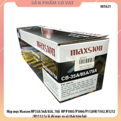 Hộp mực Maxson HP35A/36A/85A, 78A  HP P1005/P1006/P1120W/1102,M1212/M1132 Có lỗ đổ mực và xả thải tiện lợi