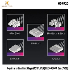 Nguồn Máy Tính 1STPLAYER FK-300 300W – PSU Văn Phòng, Học Tập – Tiết Kiệm Điện – Chính Hãng – Bảo Hành 3 Năm