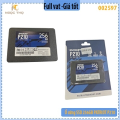 Ổ cứng SSD 256GB PATRIOT P210 2.5" SATA3 – Chính hiệu – Full VAT
