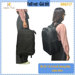 Ba lô laptop 15.6" – Hàng dày, màu đen – Zin – Full VAT