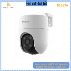 Camera WiFi Ngoài Trời EZVIZ CS-H8C 3MP – Quay Quét 360° | Có Màu Ban Đêm | Đàm Thoại 2 Chiều | Còi Báo Động - chính hãn