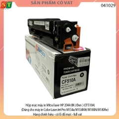 Hộp mực máy in Mitsu laser HP 204A BK ( Đen ) (CF510A) (Dùng cho máy in Color LaserJet Pro M154a/M154NW/M180N/M180fw)- H