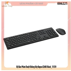 Bộ Bàn Phím Chuột Không Dây Rapoo X260S Black_11559