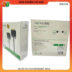 Dây VGA 15m 3+6 V-V209 VEGGIEG - full vat