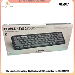 Bàn phím Logitech không dây Bluetooth K380S, màu than chì (920-011753)