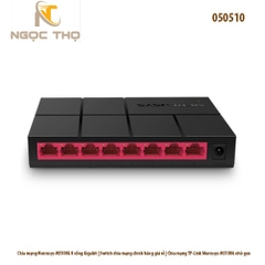 Chia mạng Mercusys MS108G – Switch 8 Cổng Gigabit 10/100/1000Mbps – Vỏ Nhựa – Nhỏ Gọn – Hàng Chính Hãng
