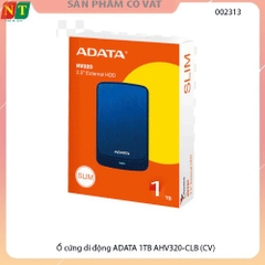 Ổ cứng di động ADATA 1TB AHV320-CLB - Ổ cứng cắm ngoài di động ADATA 1TB AHV320-CLB - Hàng chính hãng - Full vat
