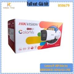 Camera IP 2MP Thân Trụ HIKVISION DS-2CD1021G1-I – Chuẩn Nén H.265+ – EXIR Ban Đêm – POE – Ngoài Trời – Chính hãng