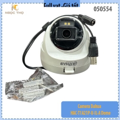 Camera Dome Dahua HAC-T1A21P-U-IL-A 2MP – Có Mic Thu Âm – Hồng Ngoại & LED Ánh Sáng Trắng – Hàng Chính Hãng – Full VAT