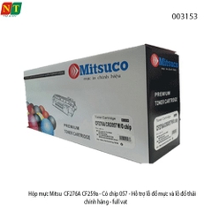 Hộp mực Mitsuco CF276A / CF259A – Có chip 057 / 76A – Hỗ trợ lỗ đổ mực & đổ thải – Full VAT