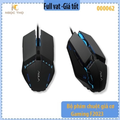 Combo bàn phím và chuột giả cơ AULA F2023 – LED Rainbow – 104 phím + chuột 6 nút – Gaming văn phòng giá tốt - full vat