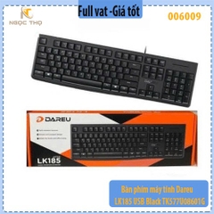 Bàn Phím Máy Tính Dareu LK185 – Full-Size 104 Phím – Kết Nối USB – Màu Đen – Chính Hãng – Full vat