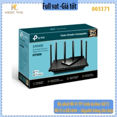 Bộ Phát Wi-Fi TP-Link Archer AX73 (AX5400) – Wi-Fi 6 Gigabit băng tần kép – Kết nối tới ~200 thiết bị – Chính hãng
