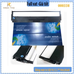 Combo 10 Ruy Băng Mực TECH LQ310 / LQ-310 / LX-310 – Kích Thước 12.7mm x 14m – Màu Đen – Chính Hiệu – Full VAT