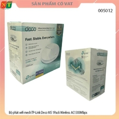 Bộ phát wifi mesh TP-Link Deco M5 1Pack Wireless AC1300Mbps - Chính hãng - Full vat