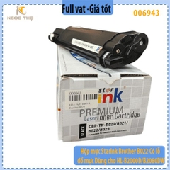 Hộp mực Starink Brother B022 – Có lỗ đổ mực – Dùng cho HL-B2000D/B2080DW… – Full VAT
