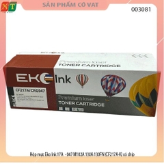 Hộp mực Eko Ink 17A - 047 M102A 130A 130FN (CF217A-K) có chíp hàng chính hiệu - full vat
