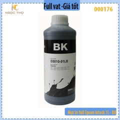 Bộ mực in full inteck 1L dùng cho máy in Epson – 6 màu Y / BK / M / C / LM / LC – Chính hiệu inteck – Full VAT