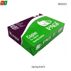 Giấy In Pagi A5 ĐL 70gsm – Trắng Sáng, Mịn Đẹp – In Rõ Nét – Chính Hiệu – Full VAT