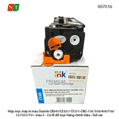Hộp mực màu Starink – Cyan (C) CB541A / CE321A / CF211A – Canon CRG-116C/316C/416C/716C/131C/331C/731C - chính hiệu